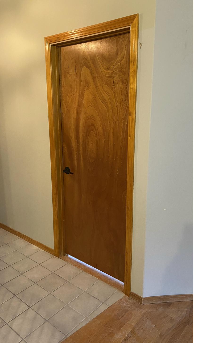 Window with curtain rod